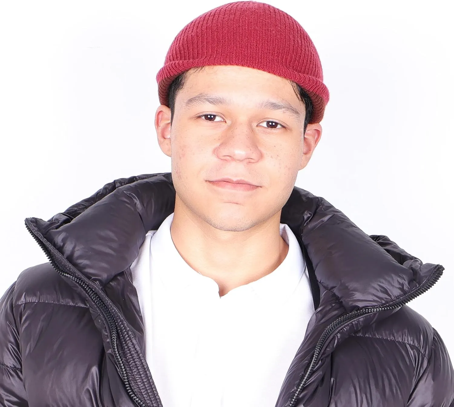 100% Merino Wool Rumi Cap | 2-Layer 2-Tone Hat | Soft Warm Reversible Beanie | from Wool Yarn to Beanie