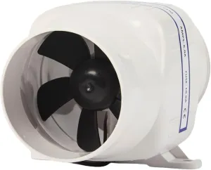 12V High CFM Inline Duct Fan, Inline Air Blower for Engine Compartment & Bilge, 12 Volt Ventilation Exhaust Fan for Marine, RV, and Boats