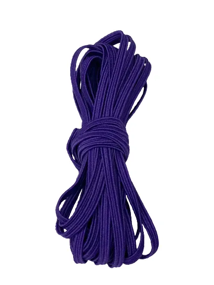 1/8" Flat Elastic - Purple