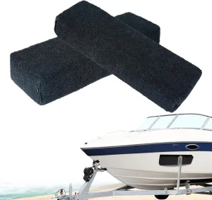 2 Pack Carpeted Marine Boat Trailer Bunks, Boat or ski Trailer Black Bunk Boards for Trailer Boats