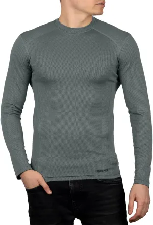281Z Mens Military Moisture Wicking Base Layer Shirt - Tactical Training Army Professional - Polartec Delta - Odor Resist