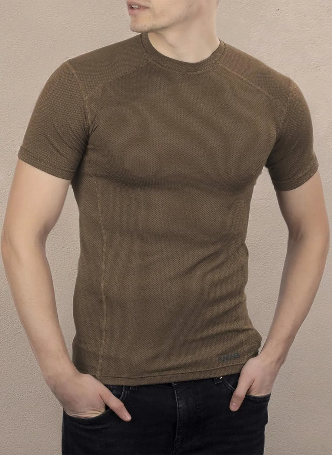 281Z Mens Military Moisture Wicking Base Layer T-Shirt - Tactical Training Army Professional - Polartec Delta - Odor Resist