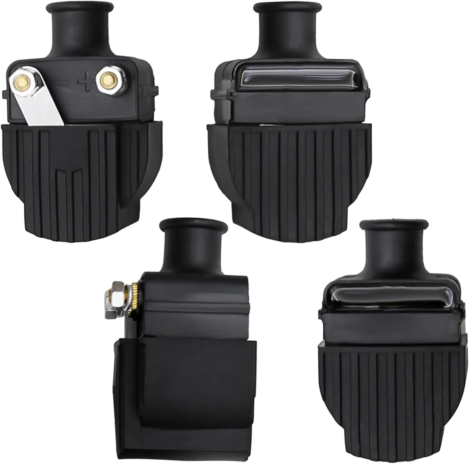 4Pcs 18-5186 Ignition Coil, Compatible with Mercury Mariner Outboard Boat 6-125HP 140HP V135 V150 210CC, Chrysler Force 40Hp-150Hp, Replaces # 339-832757A4 339-7370A13 339-832757B4