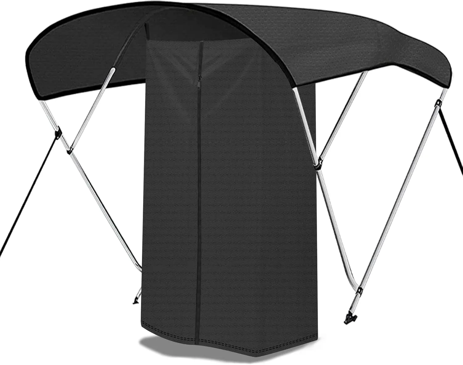600D Waterproof Boat Privacy Curtains,Heavy Duty Portable Privacy Curtain for Boat, Changing Room for Boats, Tear-Resistant UV Protection Pontoon Boats Privacy Curtain Portable
