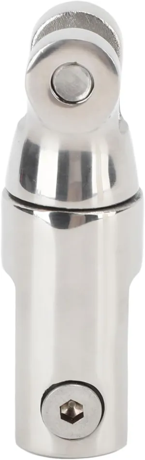 Akozon Stainless Steel Boat Anchor Swivel Connector, 3/8 in to 1/2 in for Yachts Fishing Boats Anchor Chain, Durable and Rustproof Marine Equipment
