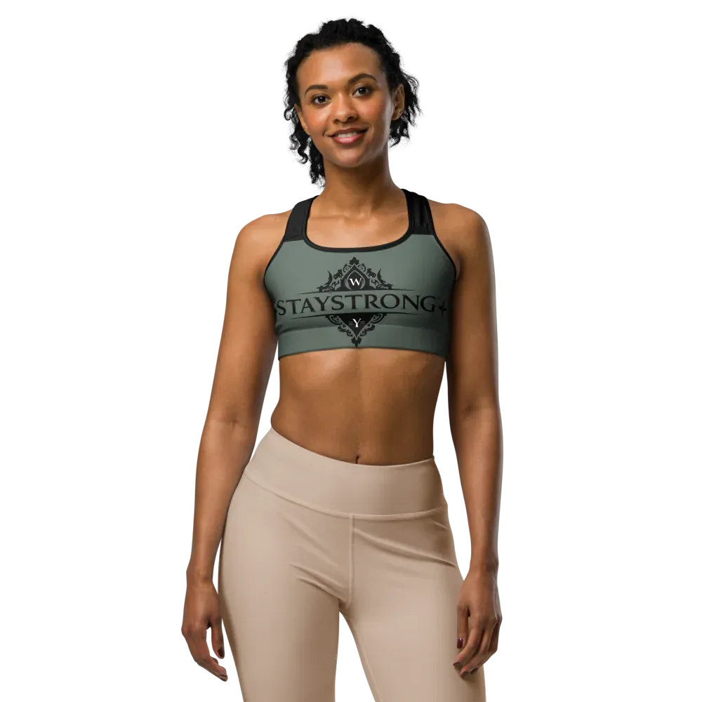 All-Over Print Sports Bra