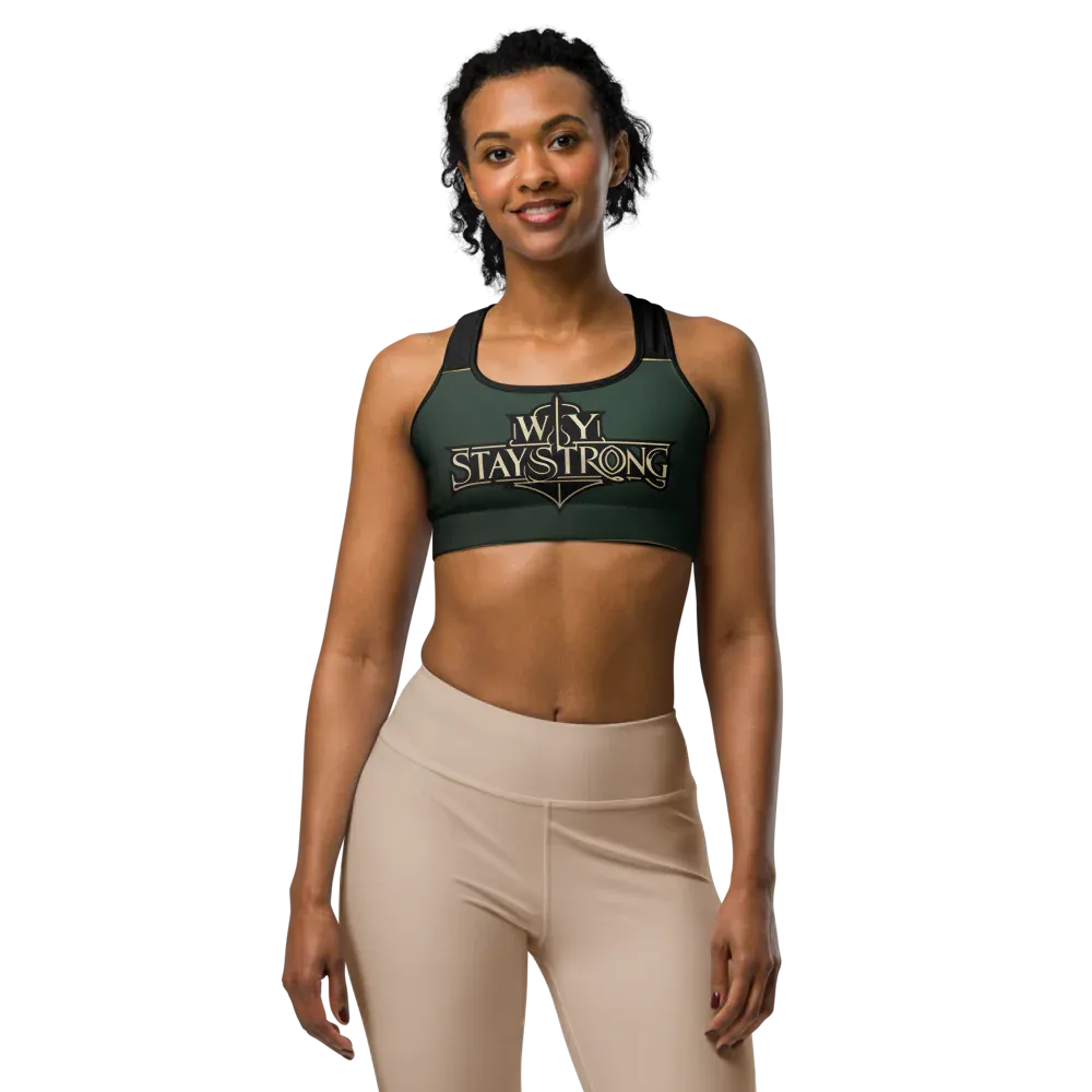 All-Over Print Sports Bra