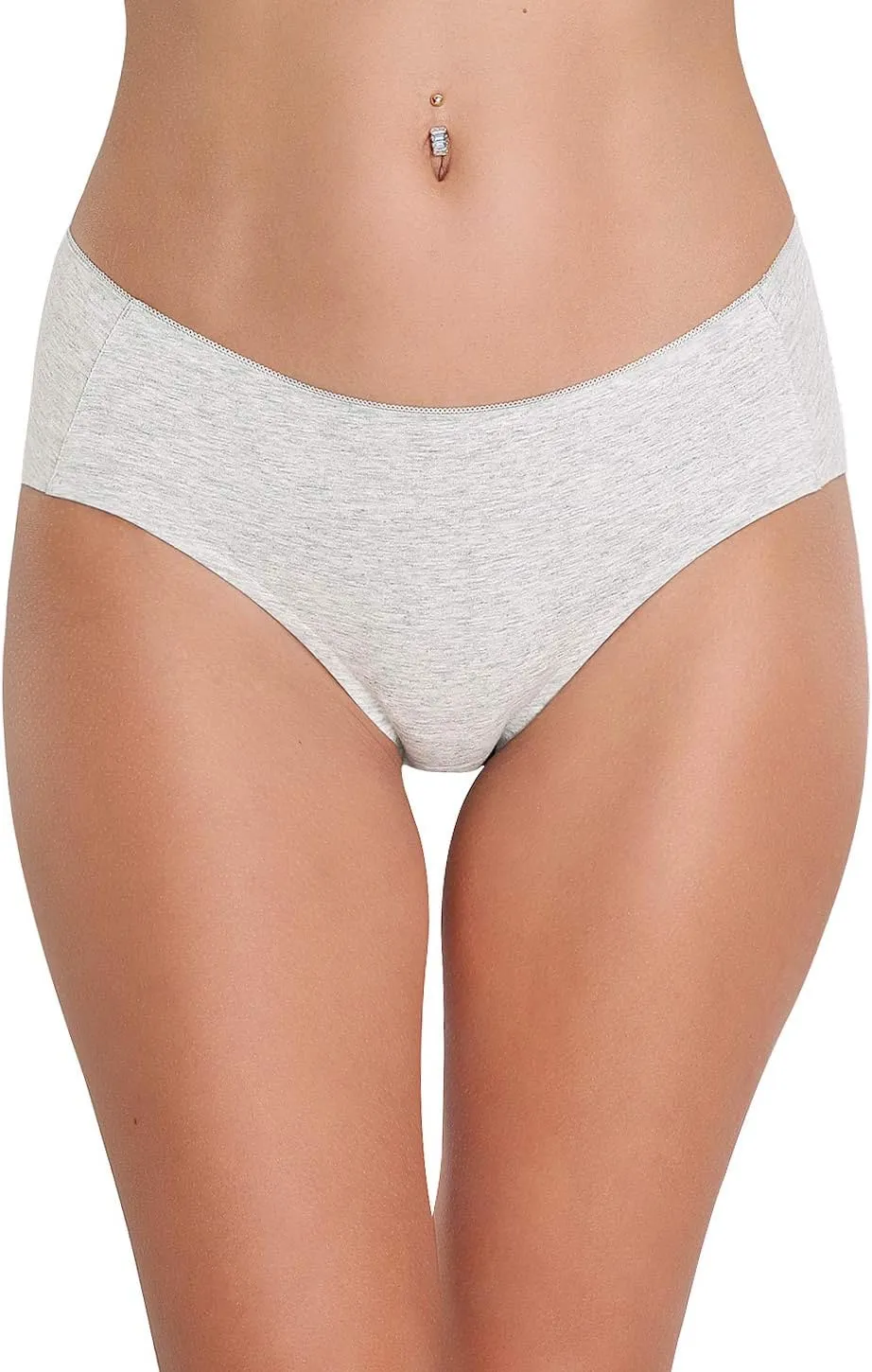 Altheanray Womens Underwear Cotton Underwear for Women Seamless Hipster Bikini Briefs Panties 6 Pack
