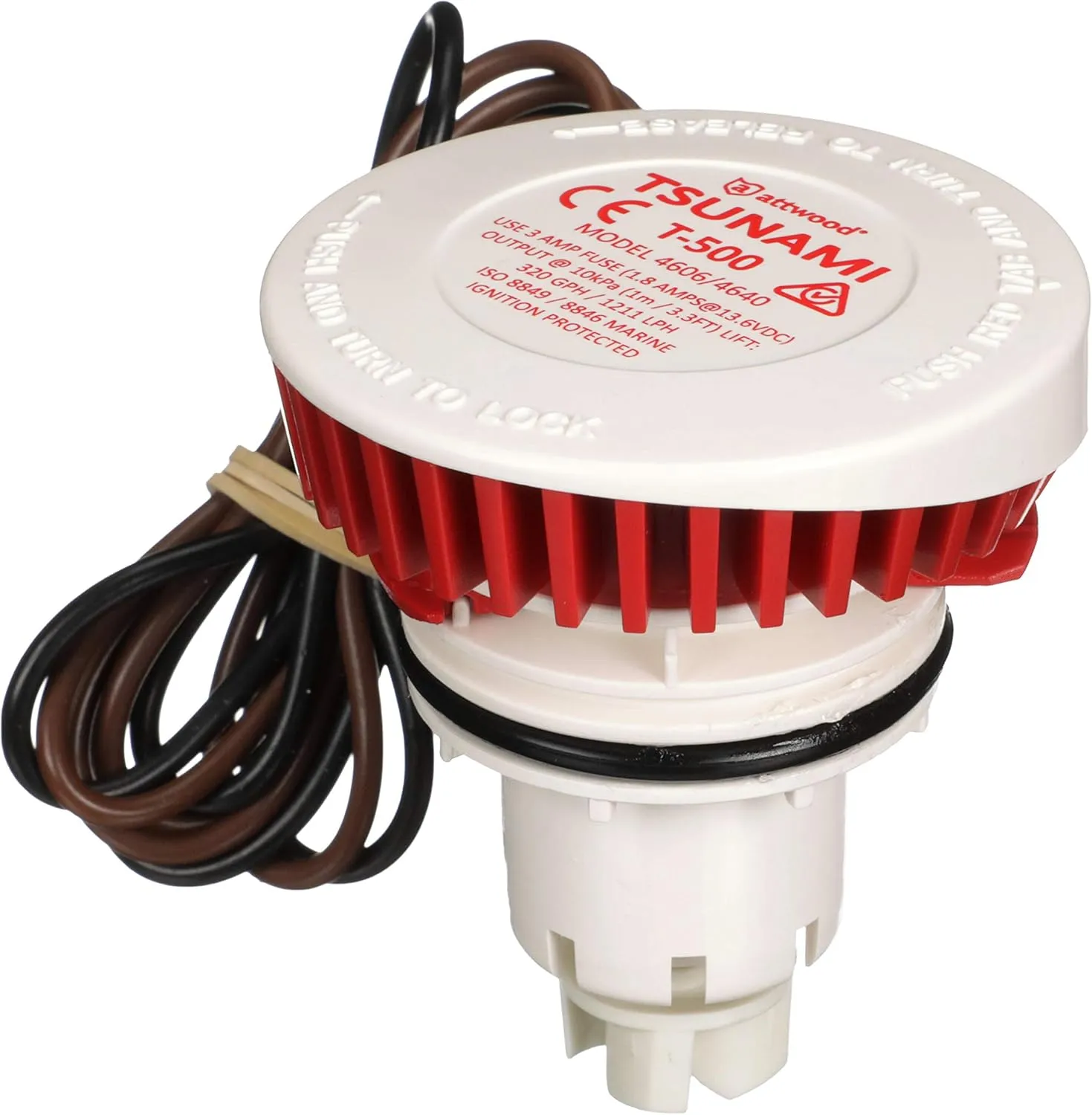 Attwood Tsunami Bilge Pump Replacement Motor Cartridge