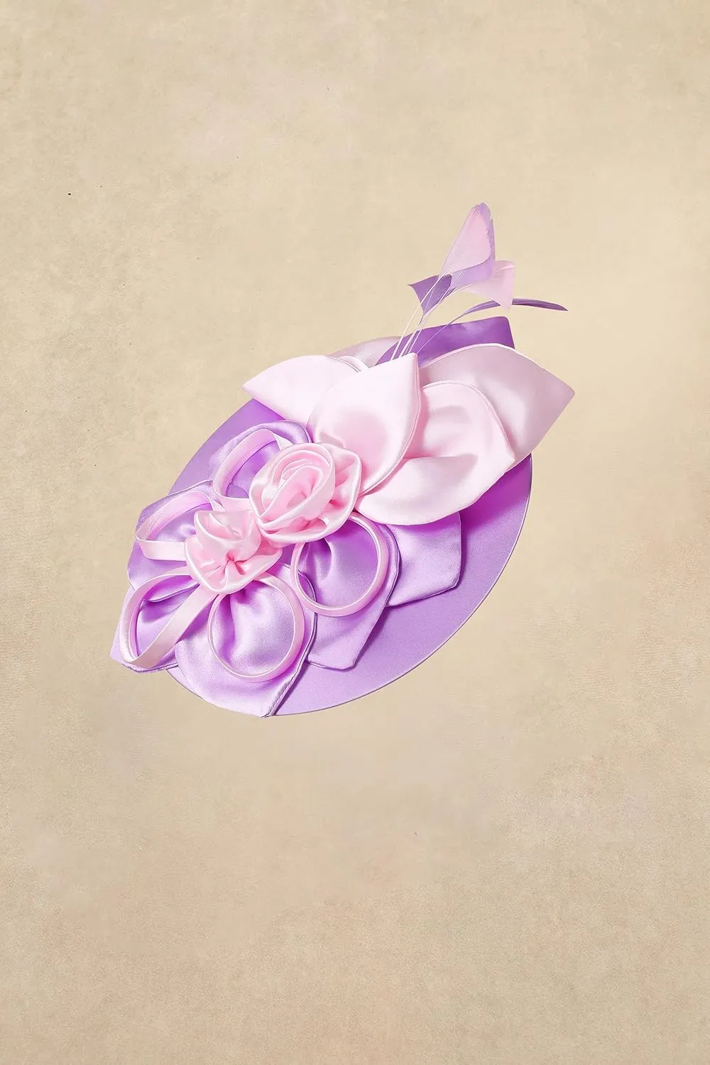 BABEYOND Fascinators Hats for Women - Kentucky Tea Party Derby Hats Flower Church Pillbox Hat for Cocktail Wedding