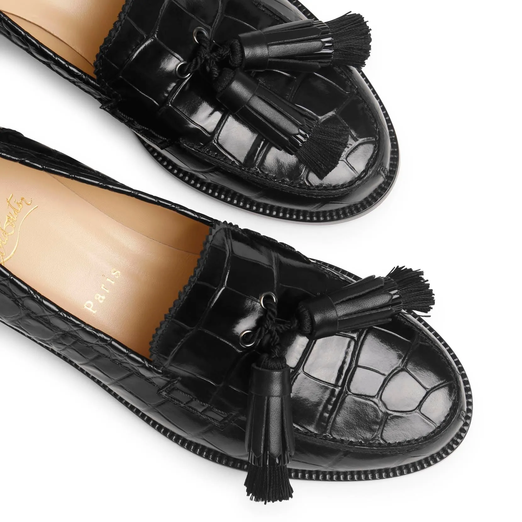 Badmoc flat leather loafers
