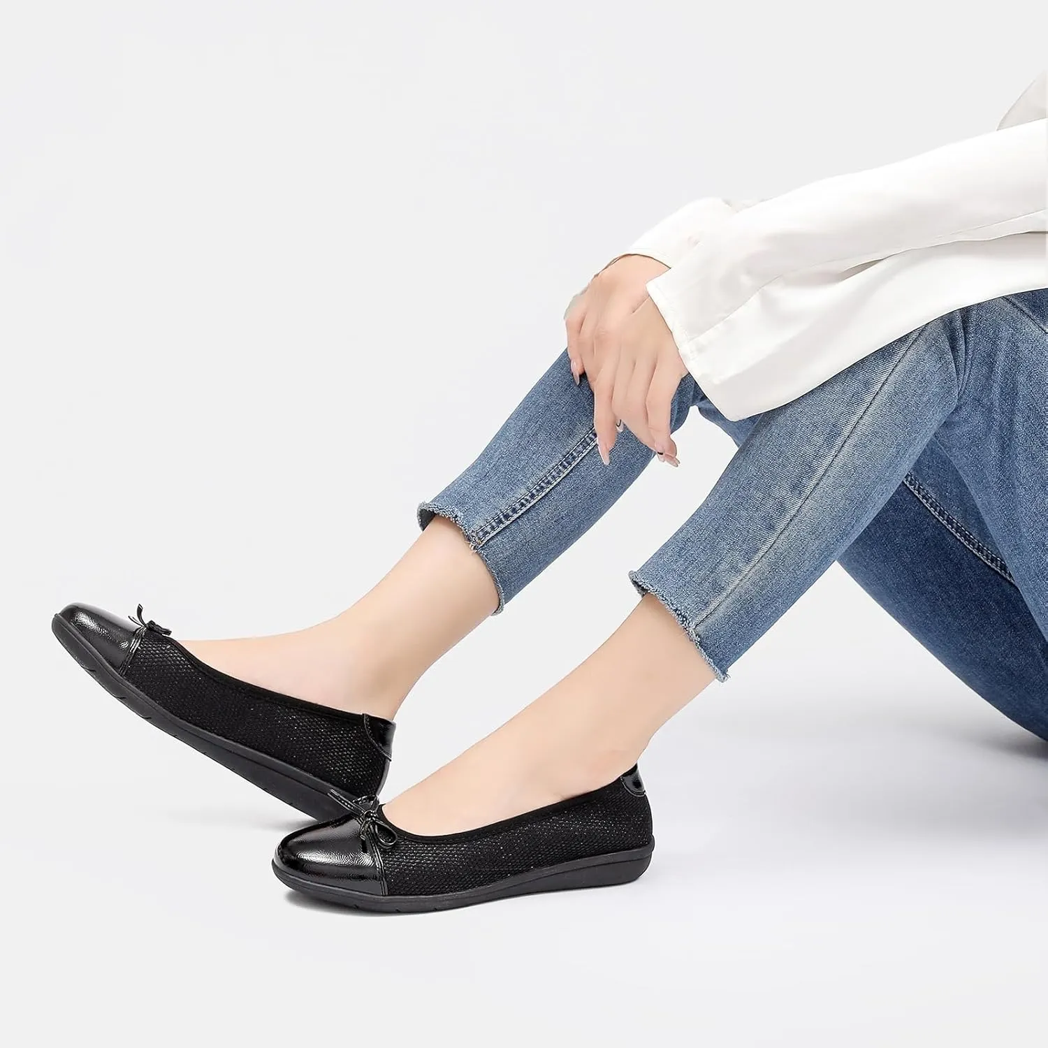 Ballet Flats Shoes for Women Dressy Casual Comfortable Lightweight Dress Shoes for Women Slip On Women's Flats Work Office