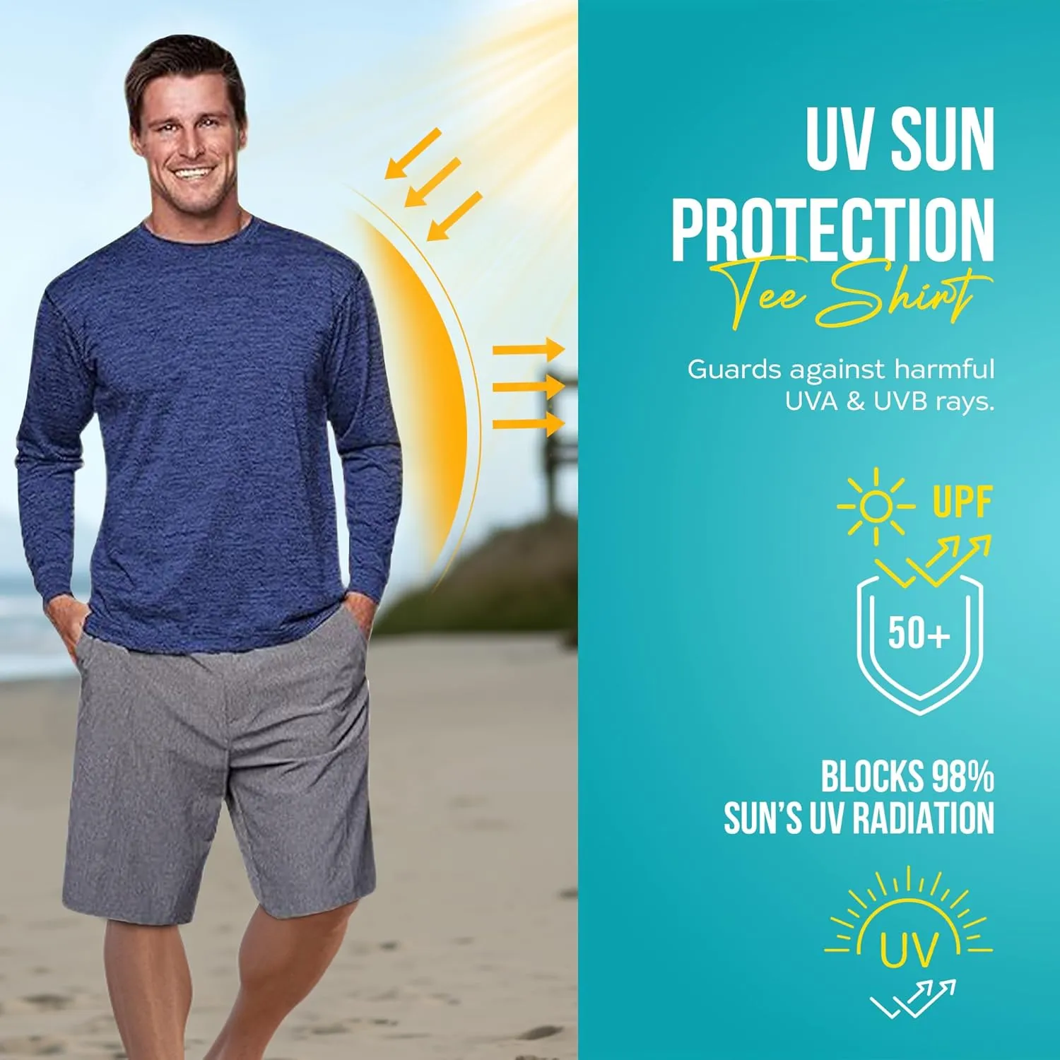 Banana Boat long sleeve shirt for men swim shirt