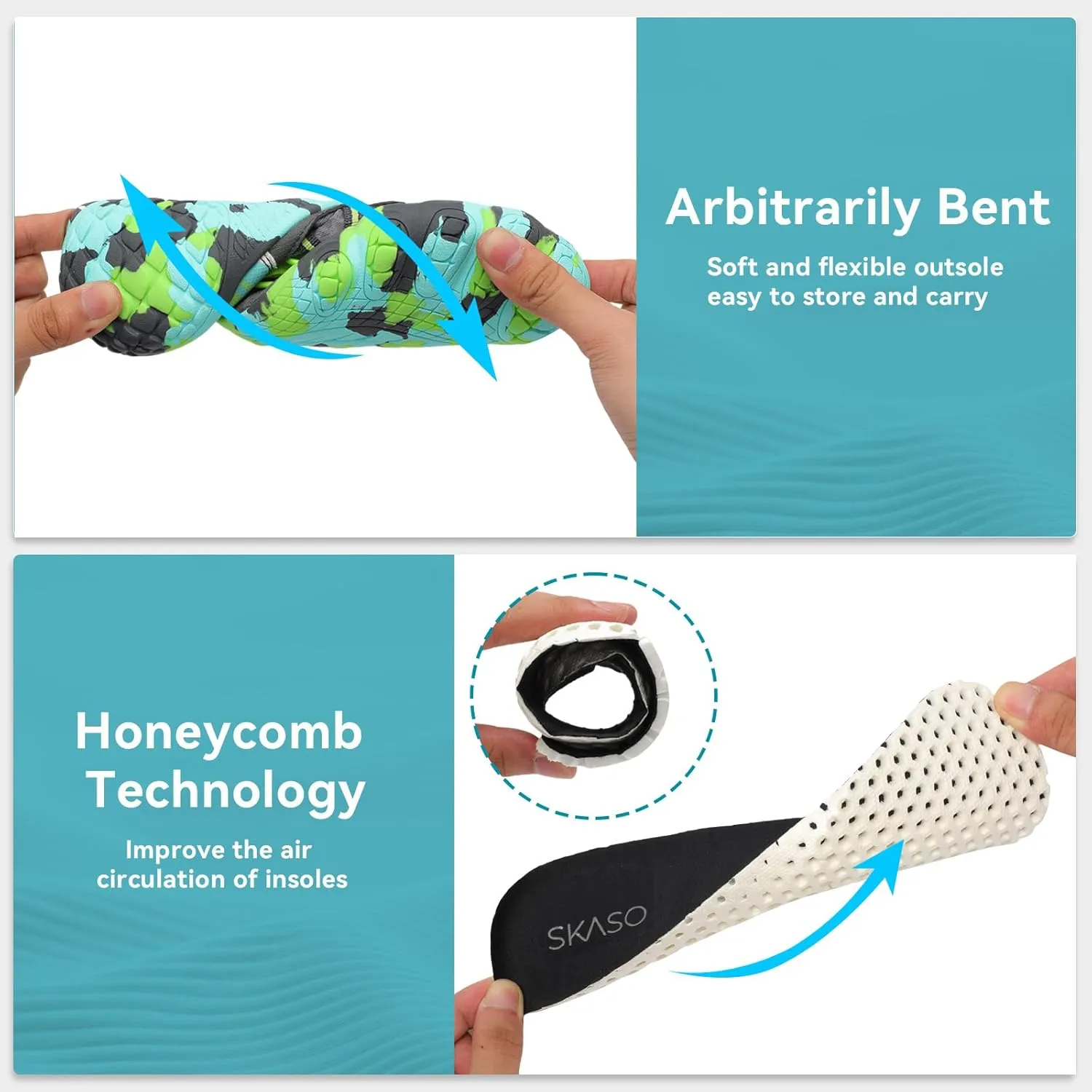 Barefoot Water Shoes for Women Men Wide Toe Box Lightweight Quick Dry Aqua Socks for Swim Beach Surf Boat Hiking Pool Walking Yoga