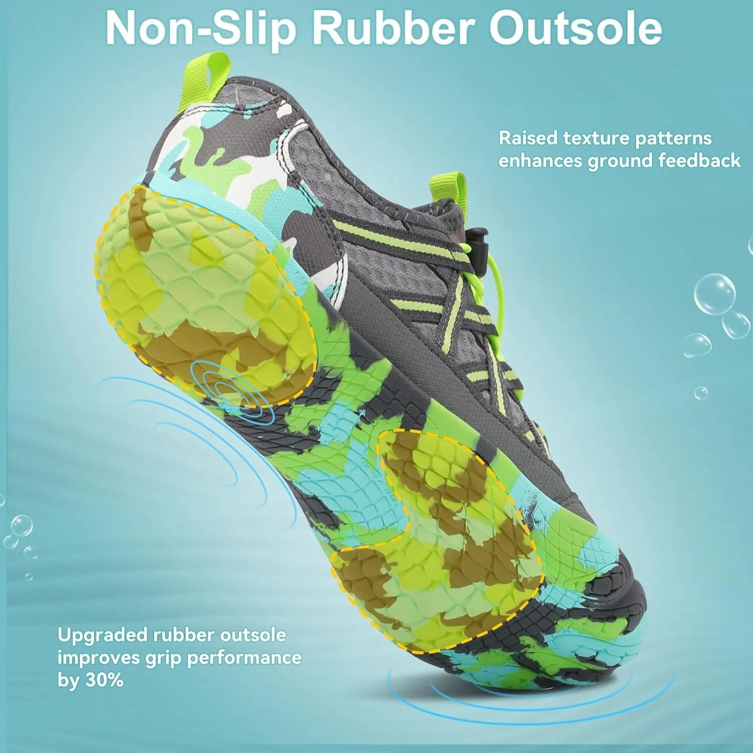 Barefoot Water Shoes for Women Men Wide Toe Box Lightweight Quick Dry Aqua Socks for Swim Beach Surf Boat Hiking Pool Walking Yoga