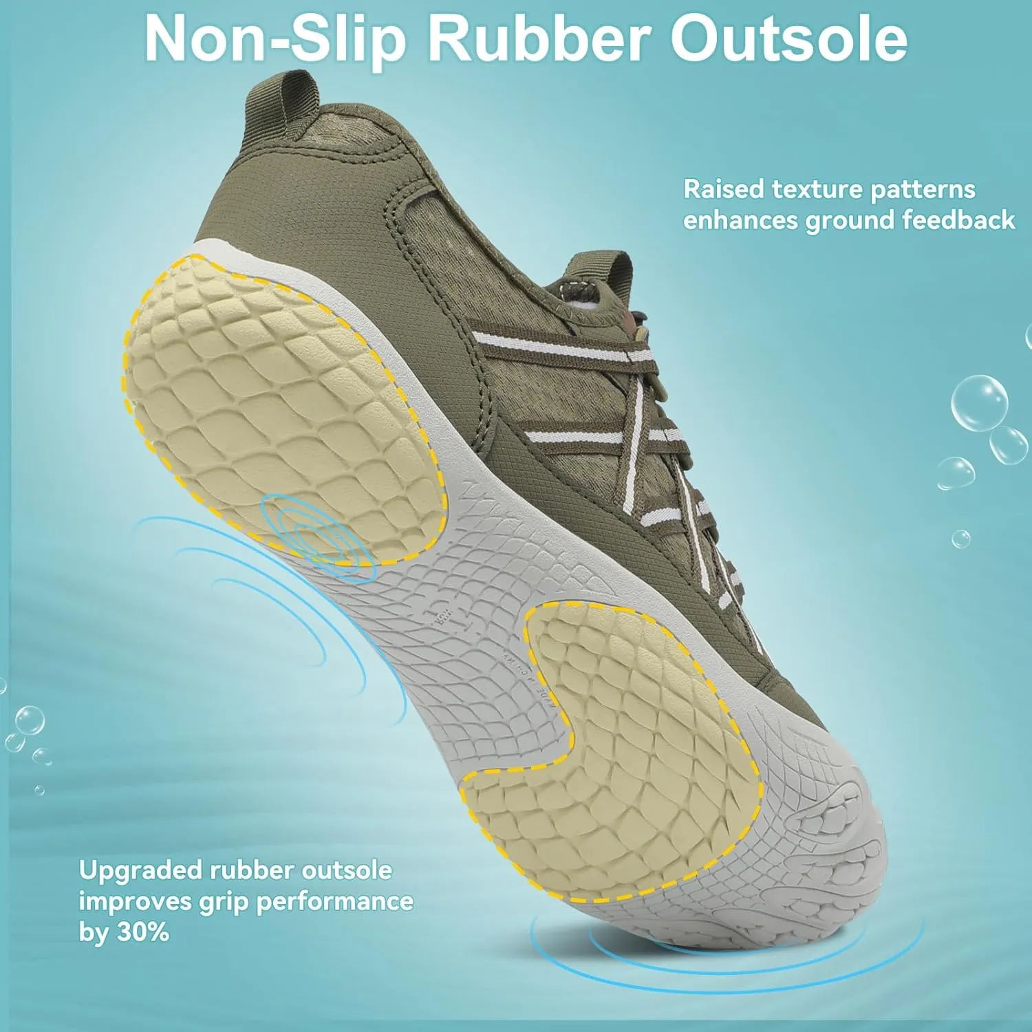 Barefoot Water Shoes for Women Men Wide Toe Box Lightweight Quick Dry Aqua Socks for Swim Beach Surf Boat Hiking Pool Walking Yoga