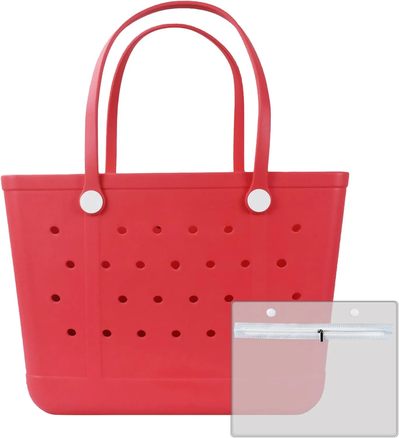 Beach Bag, Waterproof Beach Tote, Rubber XL Tote Bag, Washable and Durable Open Handbag for Boat Pool Sports Gym