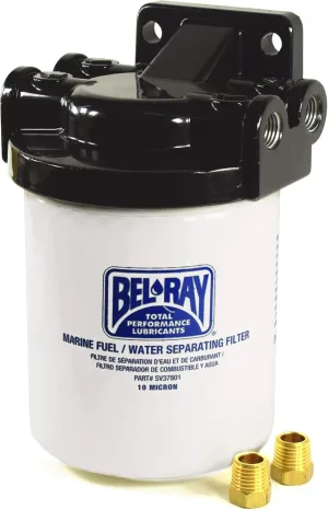Bel-Ray SV37851 Boat Motor Fuel Water Separating Gas Filter Kit with Bracket