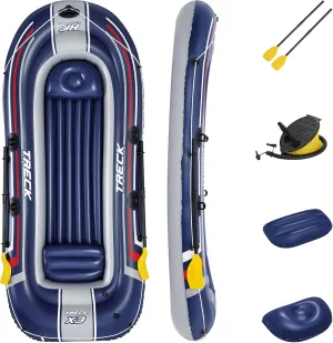Bestway Hydro-Force Inflatable Raft Set | Inflatable Boat for Kids and Adults | Great for Ponds, Lakes, Rivers