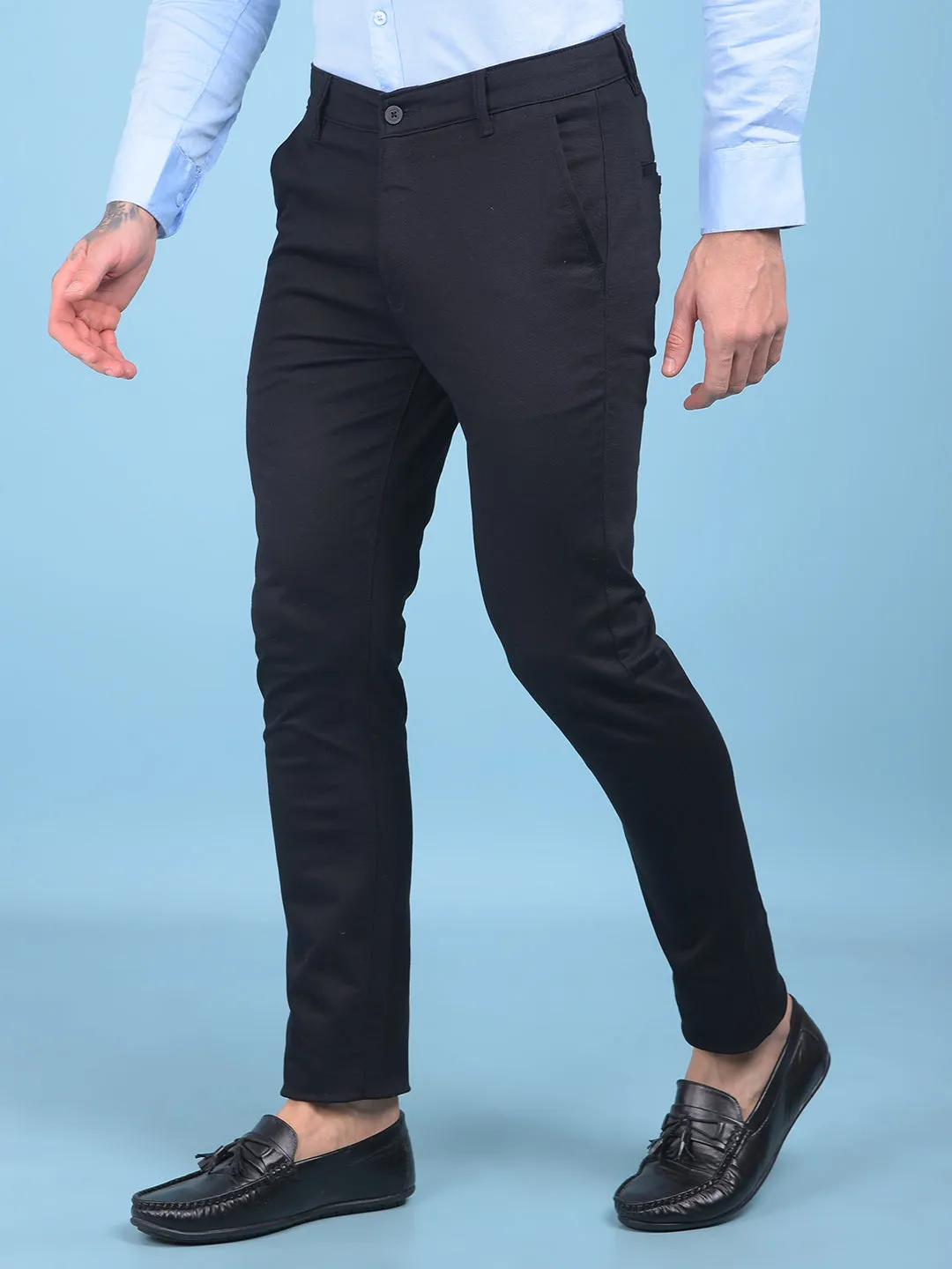 Black Stretchable Trousers