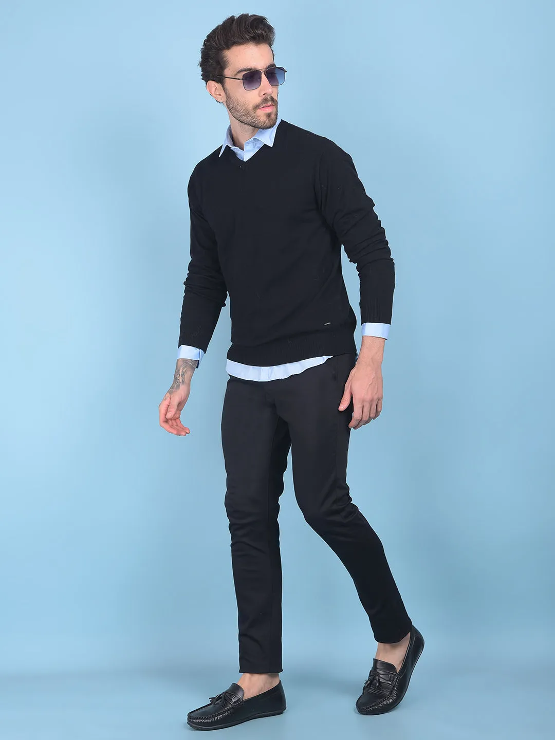 Black Stretchable Trousers