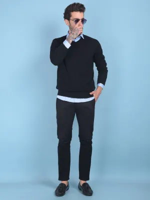 Black Stretchable Trousers