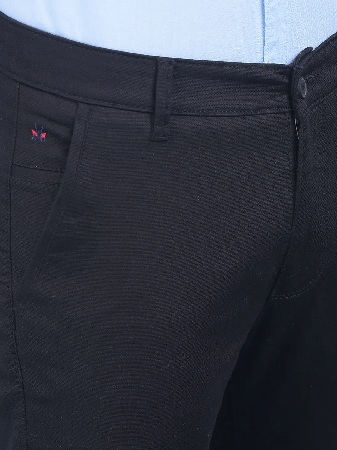 Black Stretchable Trousers