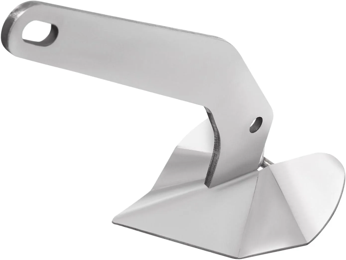 Boat Anchor, 32 lbs Marine Stainless Steel Delta Anchor/Wing Style Boat Anchor, Heavy Duty Wing Style Triangle Plow Anchor for Small Yachts Fishing Boats Sport Boats