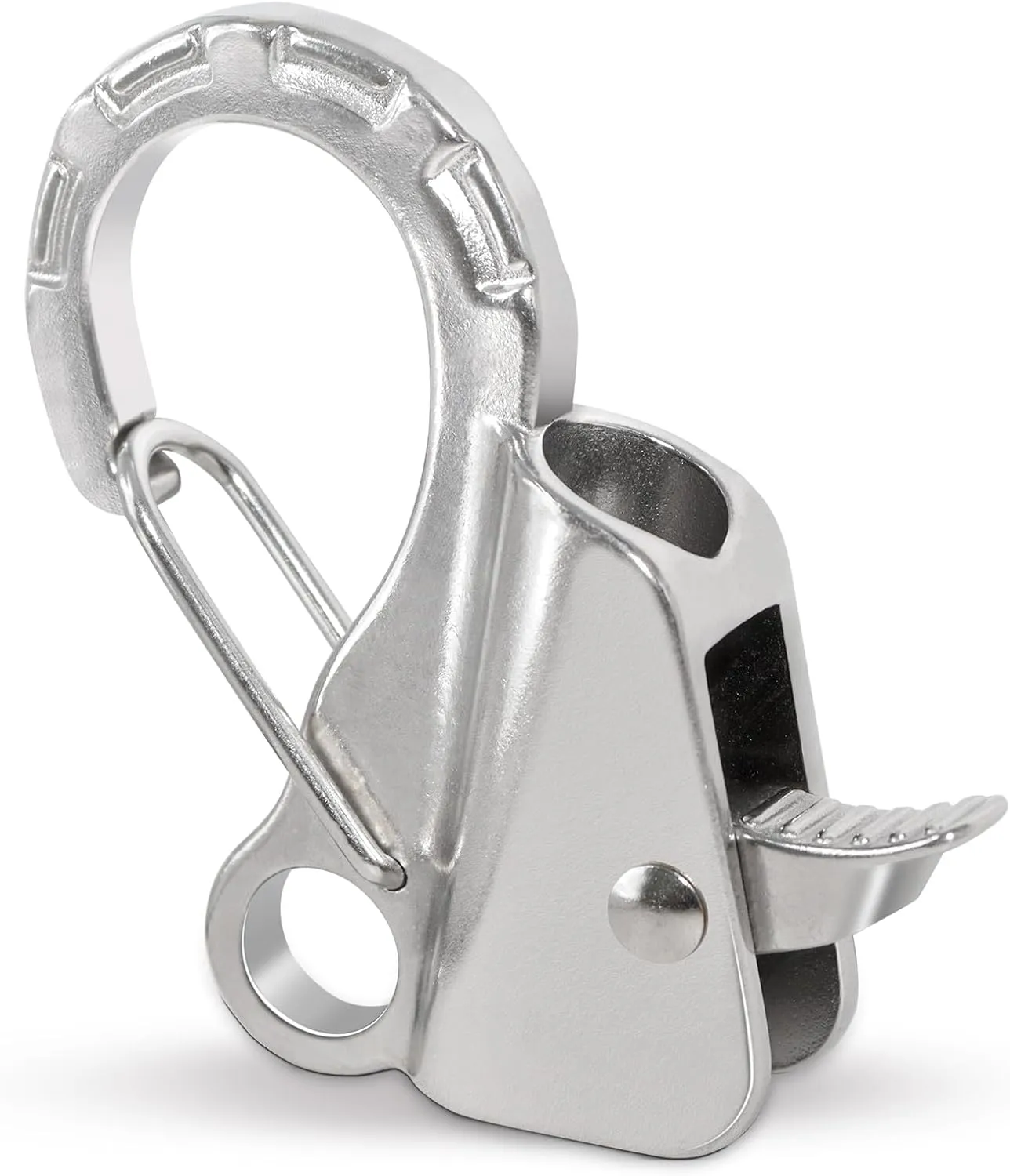 Boat Anchor Hook Sliding Hook,Stainless Steel Easy to Use Knotless Anchor System with Quick Release for 3/8" - 5/8" Rope Jet Skis PWCs Pontoon Jon Boat,Hold 8500 lbs