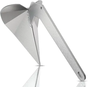 Boat Anchor Hot Dipped Galvanized Steel Delta Anchor 9 Lb 13 Lb 18 Lb 22 Lb Triangle Plow Anchor for Pontoon Fishing Boats Sailing Boats Anchor for 13 14 15 16 18 20 21 22 23 24 25 26 FT Boats