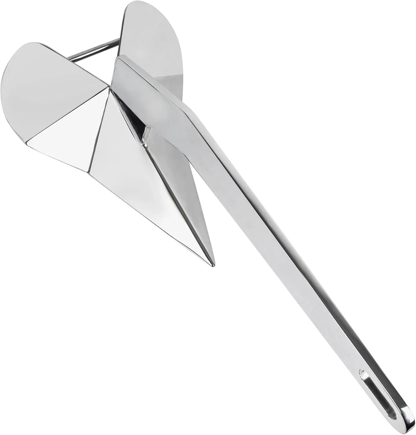 Boat Anchors, Delta Boat Anchor, Havey Duty 316 Stainless Steel Delta-Style Boat Anchor 9lbs/11lbs/13lbs/15.5lbs/18lbs/22lbs/33lbs Wing Style Triangle Anchor, for Pontoon, Deck, Fishing Boats, Sail