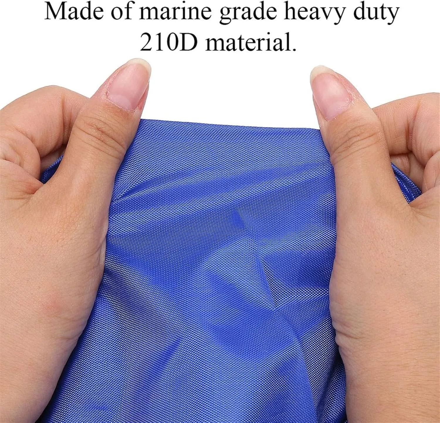 Boat Cover 600D Waterproof Open Boat Cover Sunshade UV-Resistant Dust-Proof Cover Heavy Duty Marine Open Boat Cover 3.5m-4.5m Universal (Size:430x205cm)
