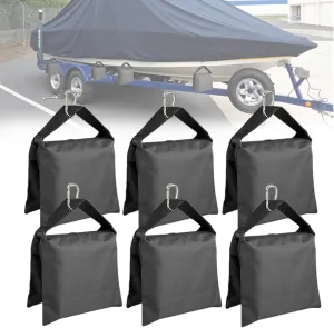 Boat Cover Sand Bag - Marine Grade Mooring Kit Boat Accessories, Windproof Weight Sandbags, Each 10 lbs Capacity (4 PCS)