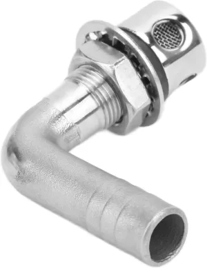 Boat Fuel Tank Vent, Boat Gas Tank Vent 90° Durable for 5/8in Hoses