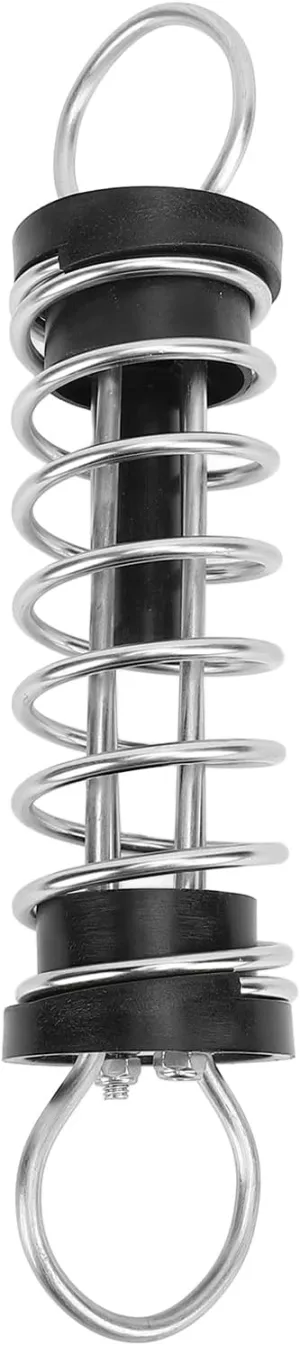 Boat Mooring Spring Marine Mooring Spring Stainless Steel Mooring Spring Shock Absorbing Prevent Overload Docking Mooring Spring for Boats and Yachts 316 Stainless Steel 300mm 5