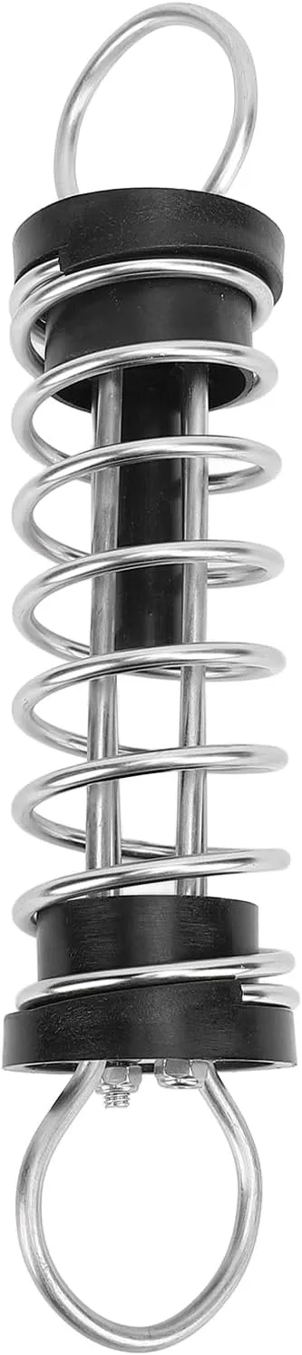 Boat Mooring Spring Marine Mooring Spring Stainless Steel Mooring Spring Shock Absorbing Prevent Overload Docking Mooring Spring for Boats and Yachts 316 Stainless Steel 300mm 5