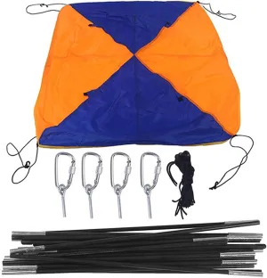 Boat Sun Shade Shelter Lightweight Folding Inflatable Waterproof Rubber Boat Folding Awning Boat Awning Top Cover Fishing Tent For Canoes And Kayaks