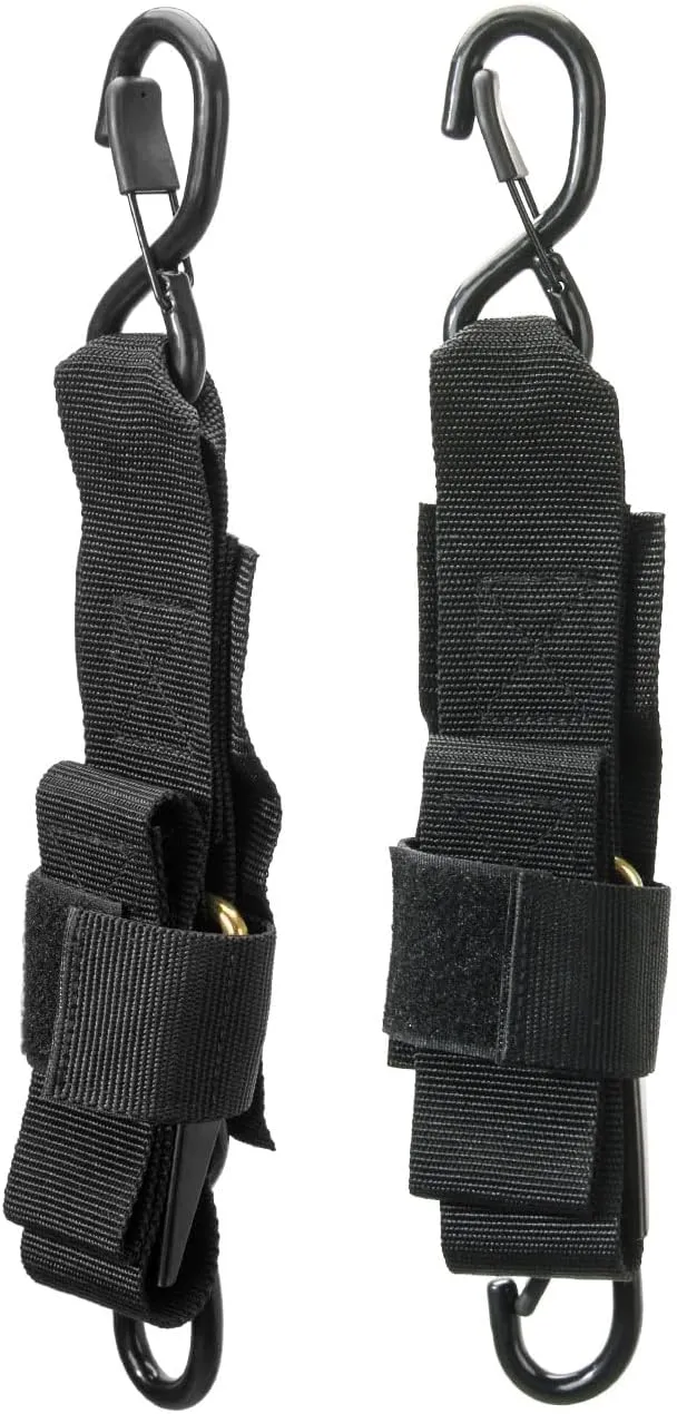 Boat Trailer Tie Down Straps for Yamaha Watercraft PWC, 2 Inch x 24 Inch Adjustable Boat Trailer Transom Straps with Hooks for Trailing, Boating & Jet Ski, Replaces SBT-TRNSM-TD-08-1 Pair