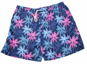 Boy's Toddler Printed Swim - Bright Palms - Deep Water Blue