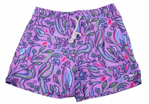 Boy's Youth & Toddler - Printed Swim - Birds of a Feather - Lilac