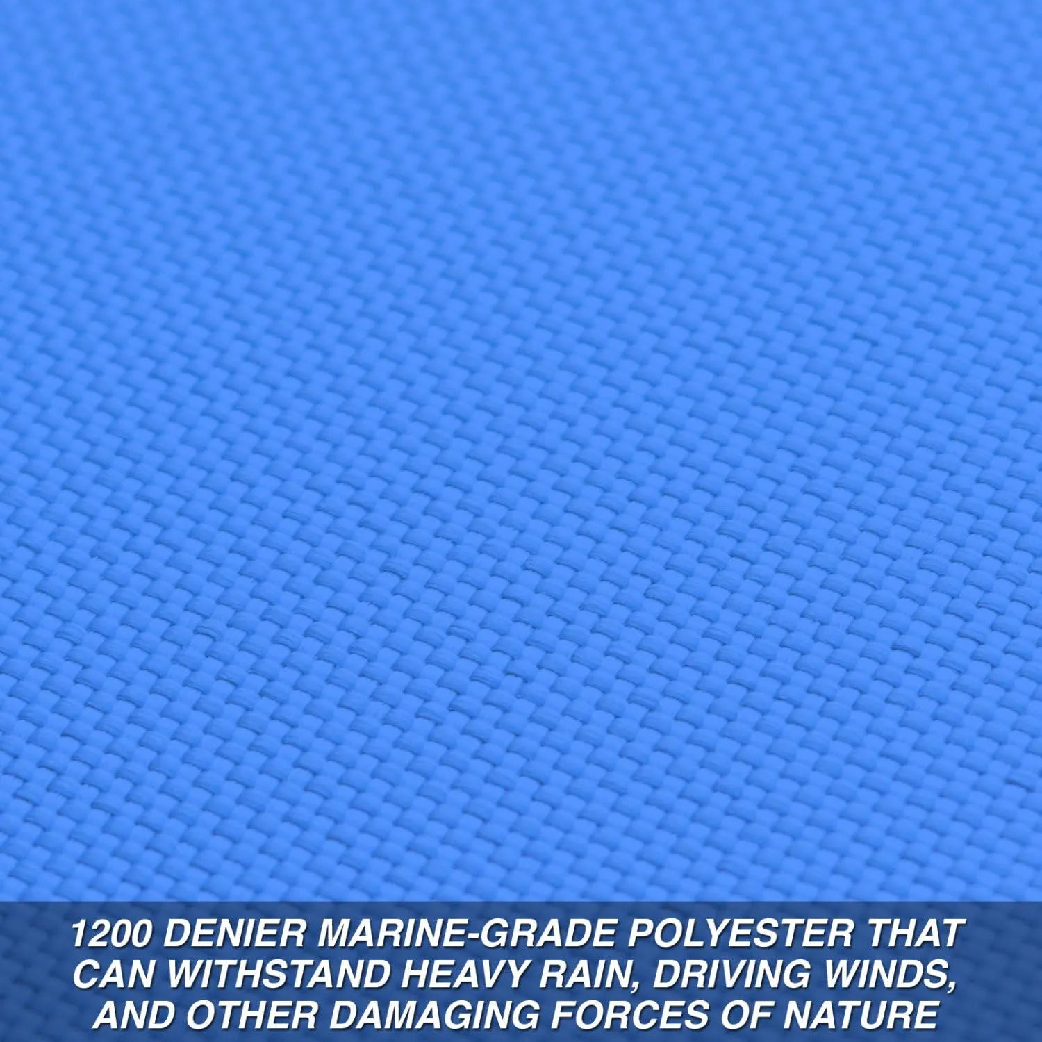 Budge P-1200-3 Denier Pontoon Covers Blue Size PT4: 24' to 28' Long Waterproof, Heavy Duty, UV Resistant