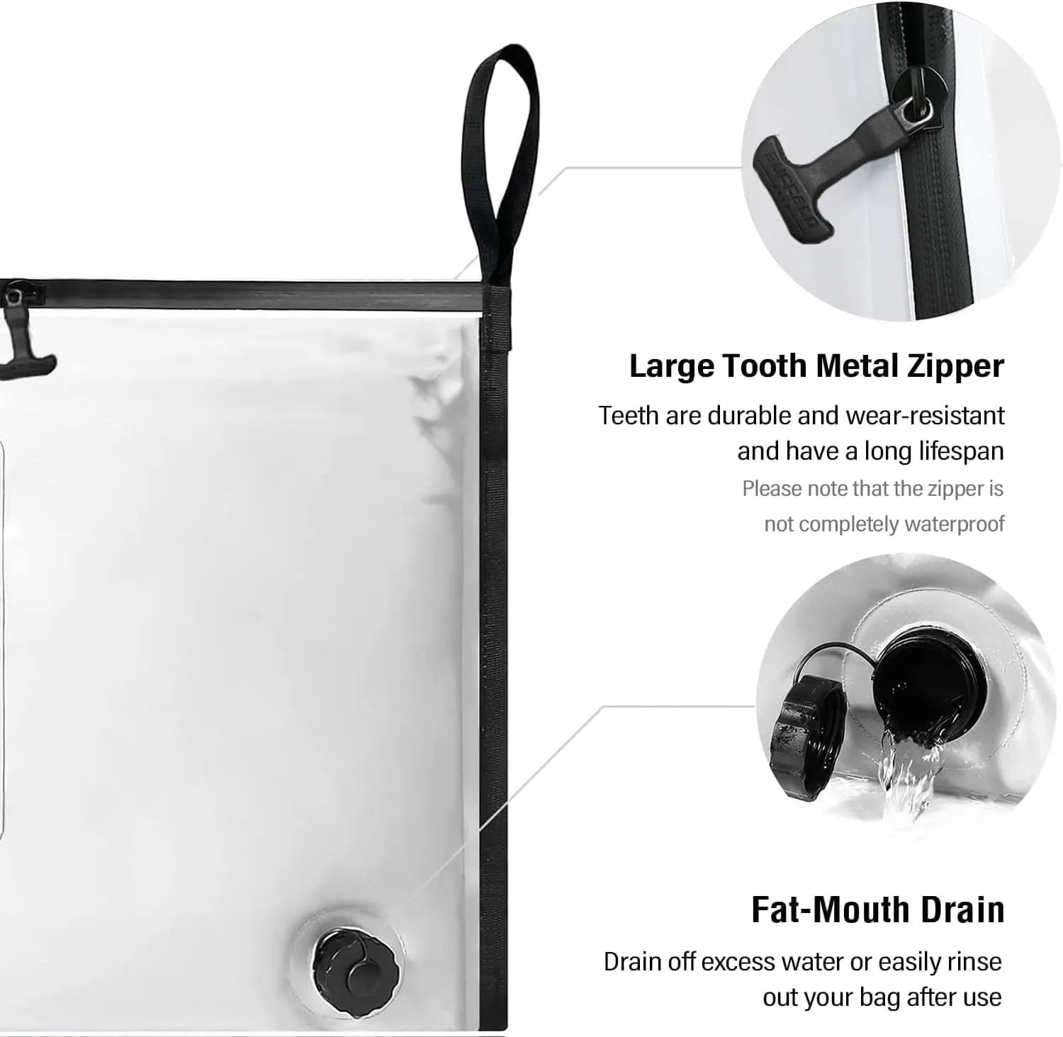 Buffalo Gear Insulated Fish Cooler Bag 40x18in 48x18in Leakproof Kill Bag Portable Waterproof Keep Ice Cold More Than 24 Hours