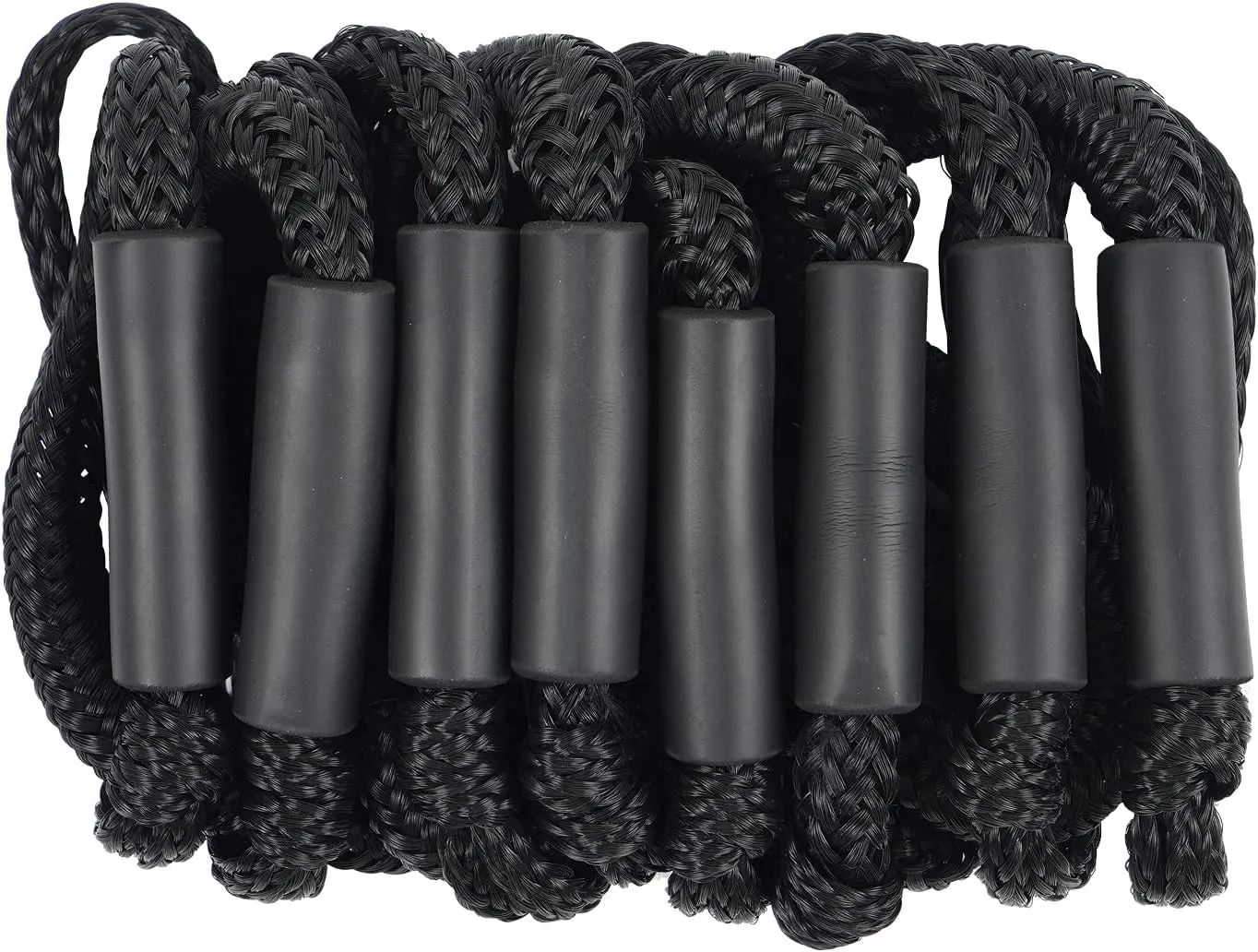 Bungee Dock Line Mooring Rope for Boat 4ft Black 4 Pack