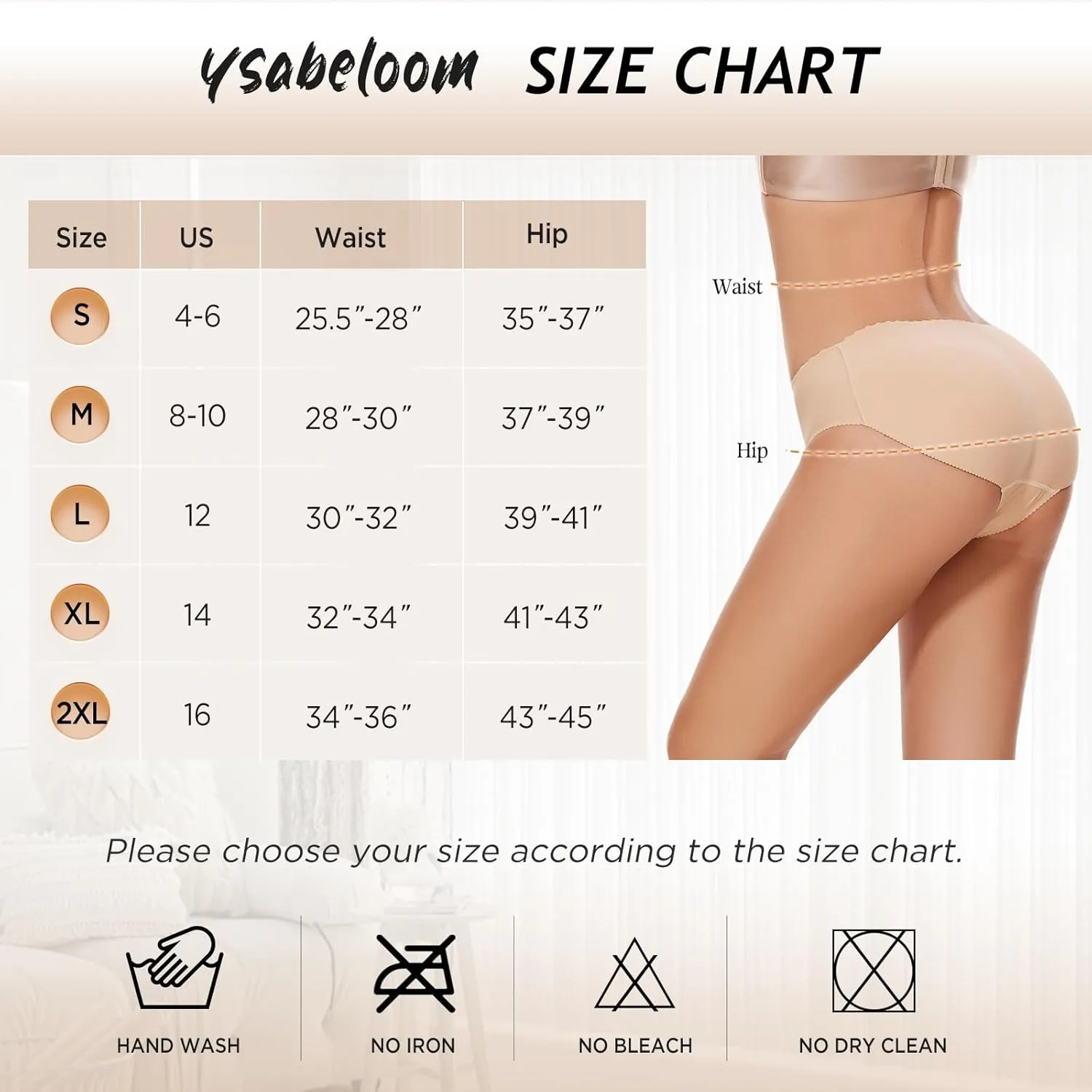 Butt Lifter Panties for Women Padded Underwear Seamless Butt Pads Shapewear Butt Lifting Panty Hip Enhancer