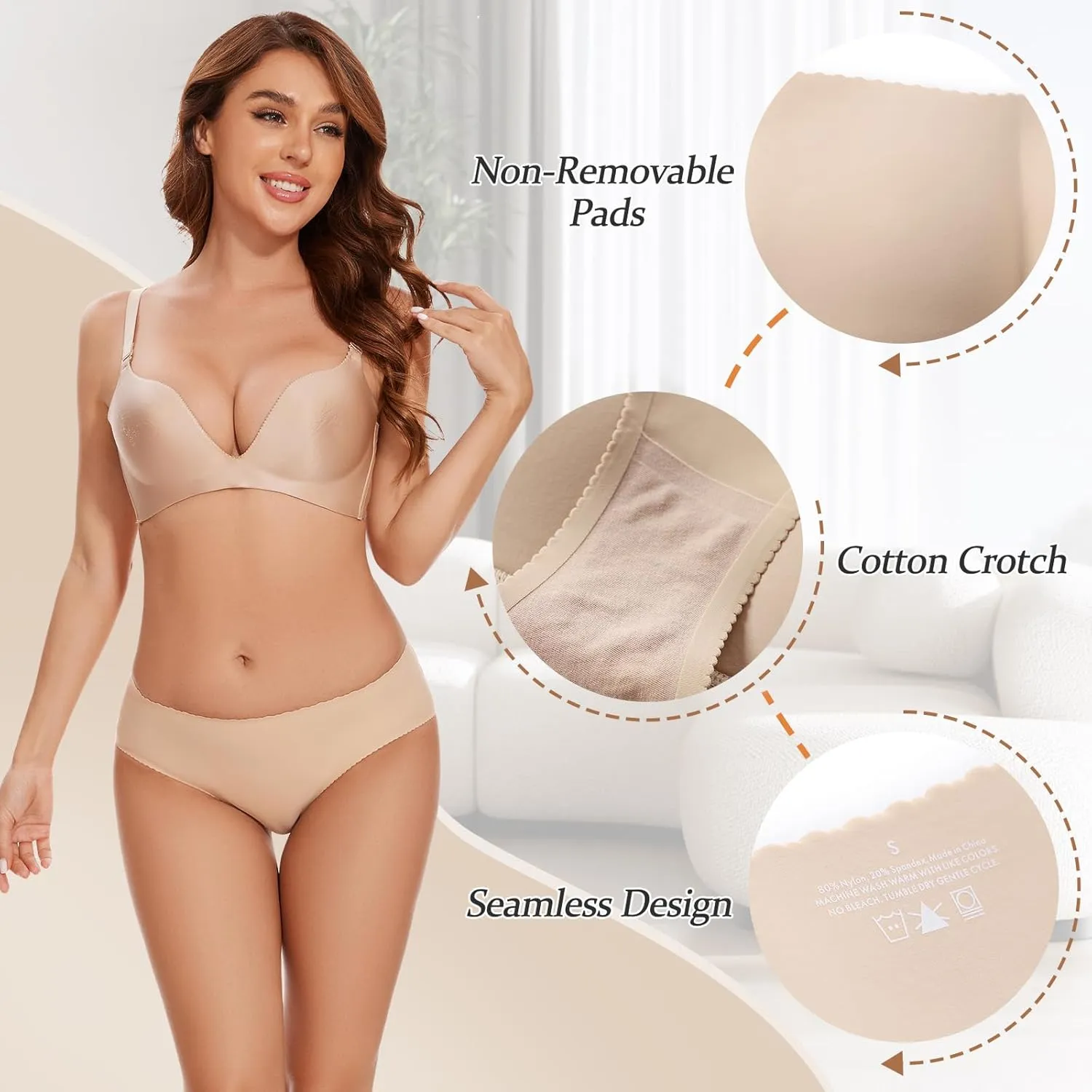 Butt Lifter Panties for Women Padded Underwear Seamless Butt Pads Shapewear Butt Lifting Panty Hip Enhancer