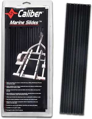 Caliber Marine Trailer Bunk Slides, Black, 10-Pack