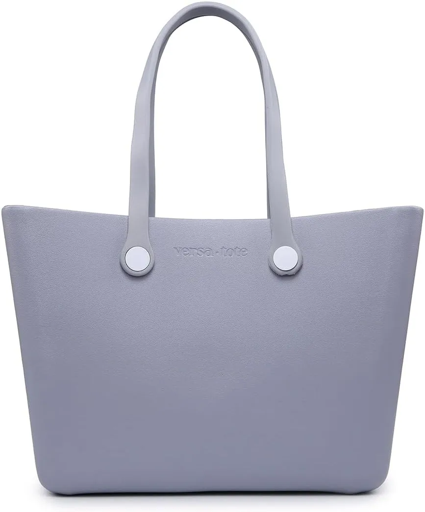 CARRIE Large Rubber Beach Bag Lightweight Waterproof Washable Durable Travel Tote for Boat Pool Sports Gym