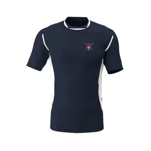 Christ Church College Boat Club T-Shirt Navy White