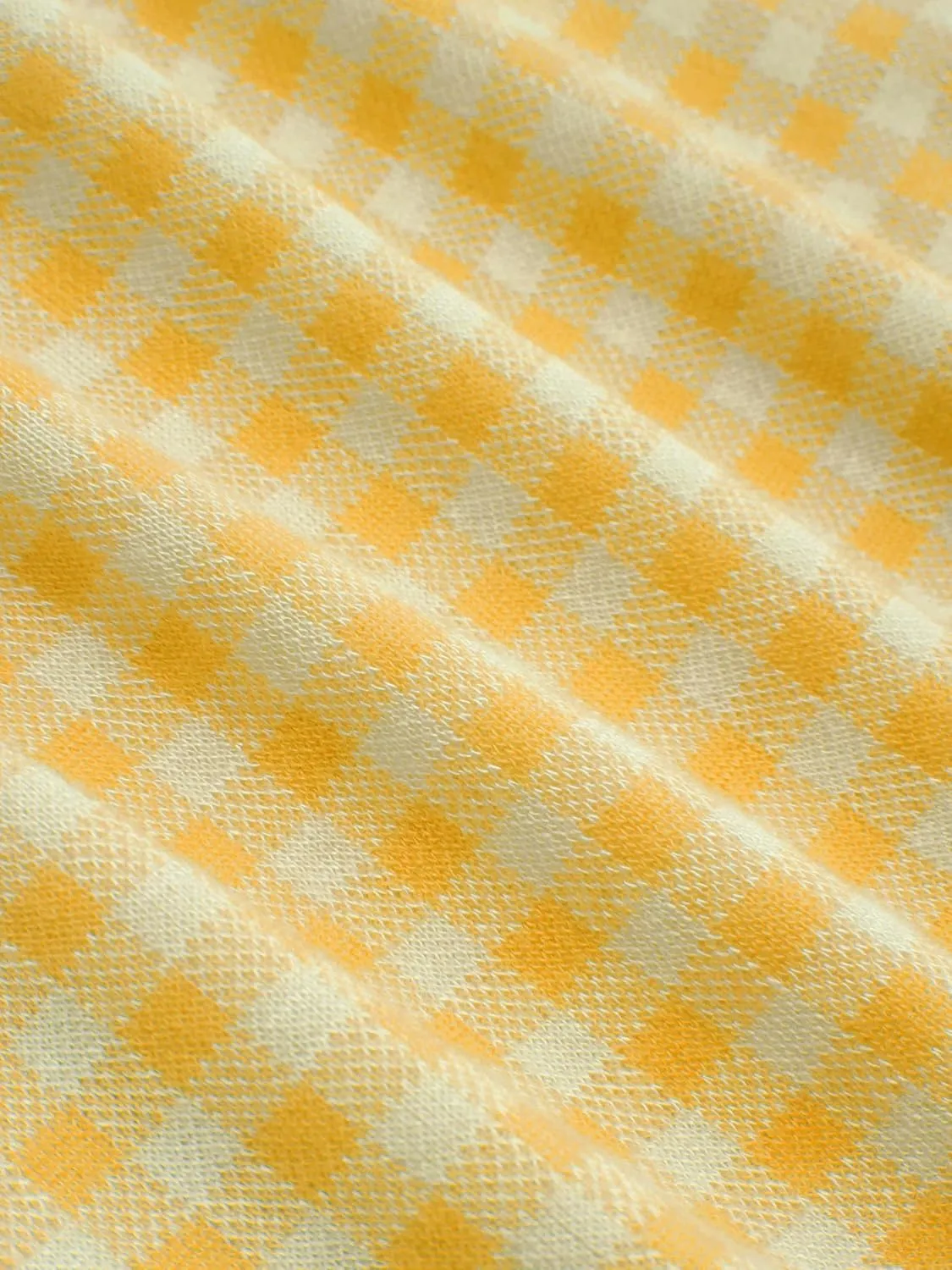 CIDER Boat Neck Gingham Bowknot Backless Crop Tank Top