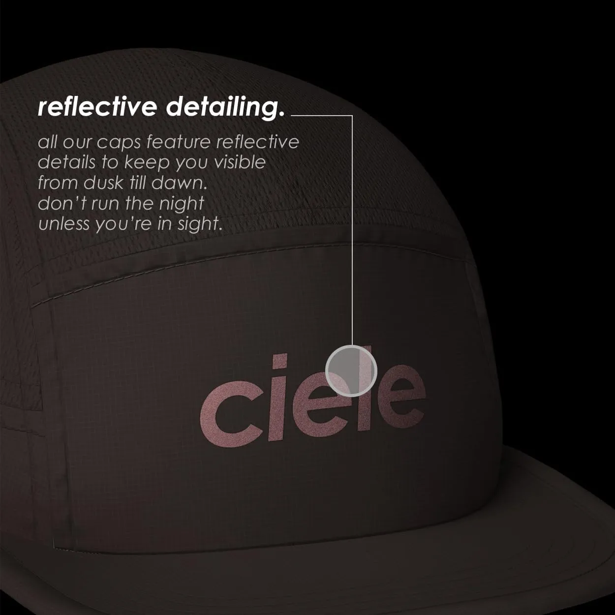 Ciele Athletics ALZCap Century SL - Premium SOFTflat Brim, Washable Moisture Wicking Running Hat with Sun Protection